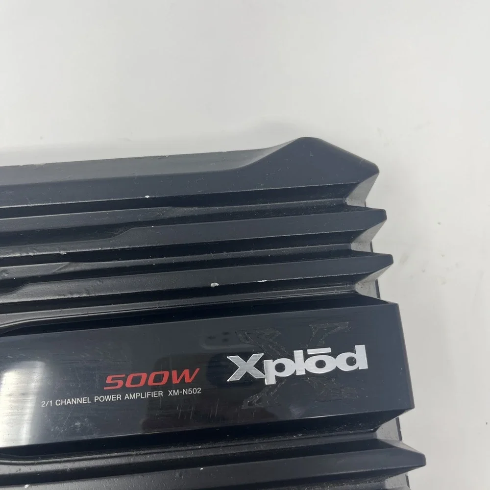 Sony Car Amplifier XM-N502 500W 2 Channel / 1 Channel Amplifier Untested